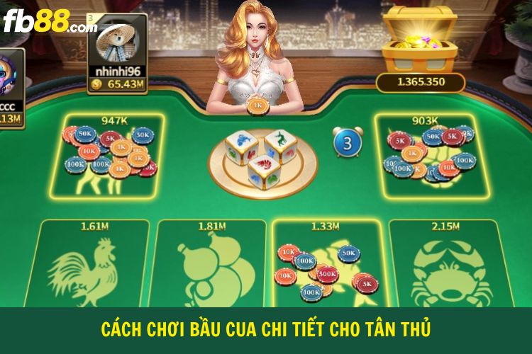 Cách chơi bầu cua chi tiết cho tân thủ